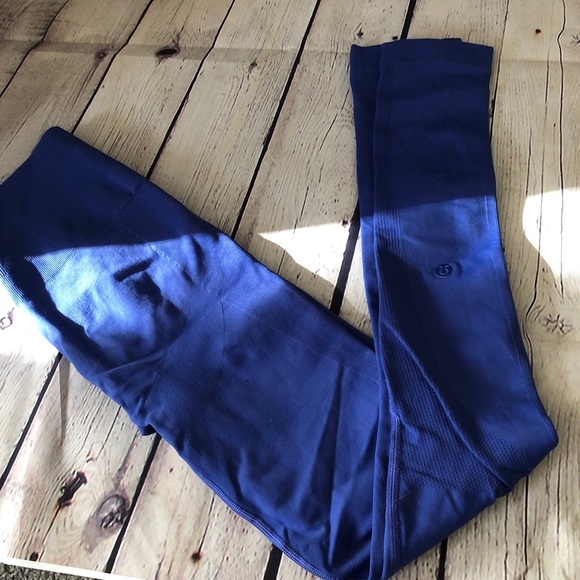 lululemon athletica Pants - Lululemon Leggings Blue Size 2